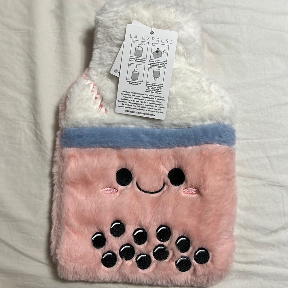 NWT HOT WATER BAG WITH BOBA COVER